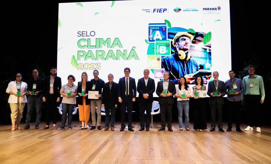Selo Clima Paraná: Estado certifica 132 organizações por ações sustentáveis em 2023