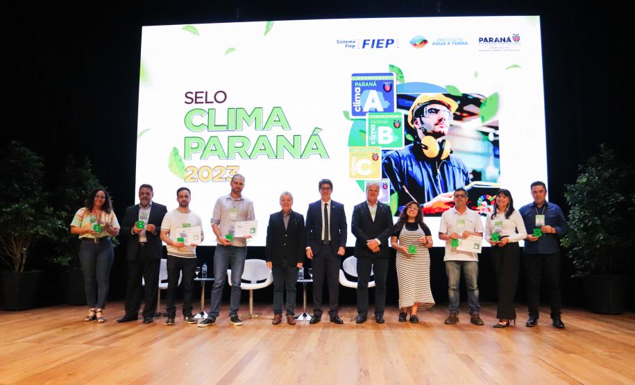 Selo Clima Paraná: Estado certifica 132 organizações por ações sustentáveis em 2023