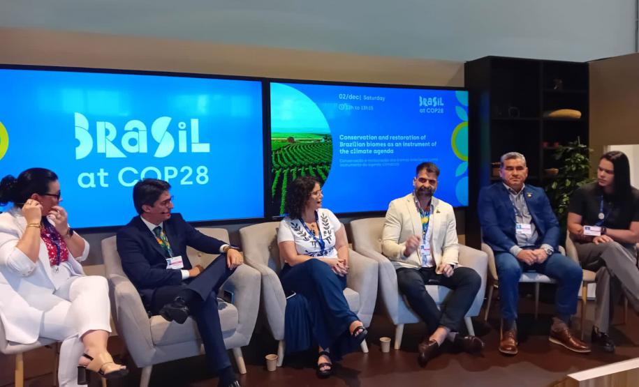 Governo do Paraná apresenta estratégias e incentivos à conservação da Mata Atlântica na COP28