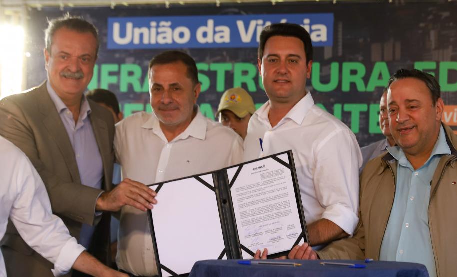 O governador Carlos Massa Ratinho Junior anuncia nesta quinta-feira (20) um pacote de investimentos para o município de União da Vitoria.