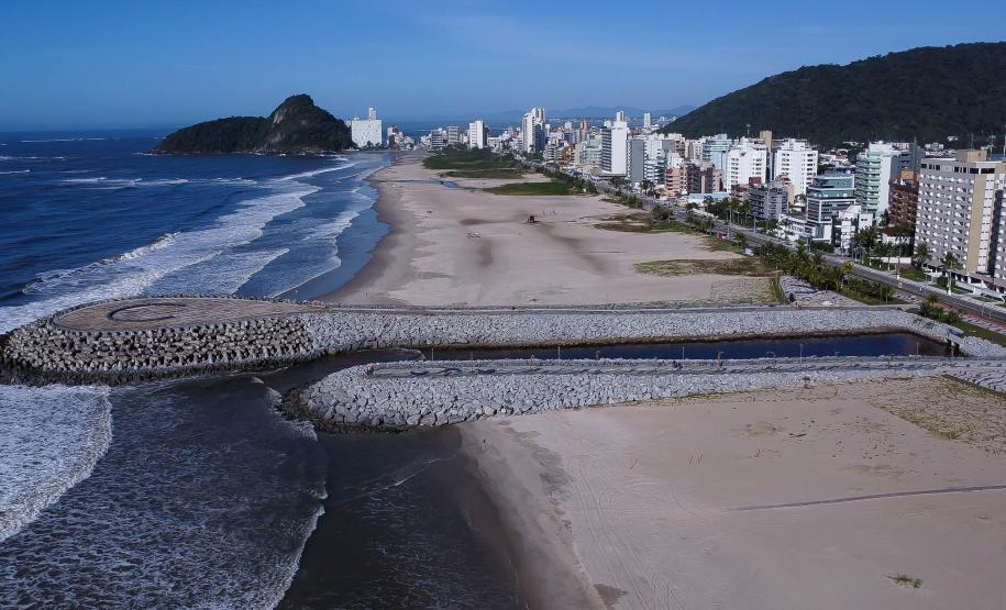 Novo boletim da orla: revitalização de Matinhos atinge 94,33% em junho