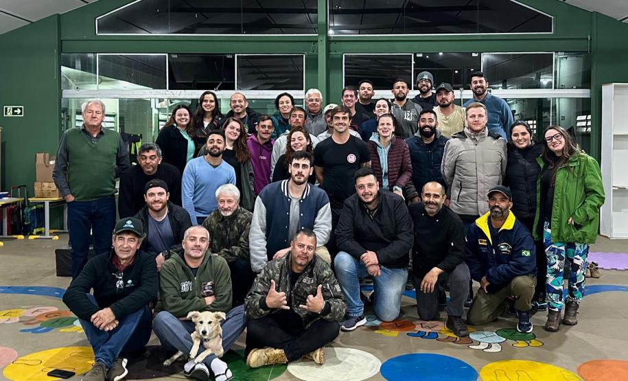 Voluntários do IAT que atuaram nas enchentes do Rio Grande do Sul