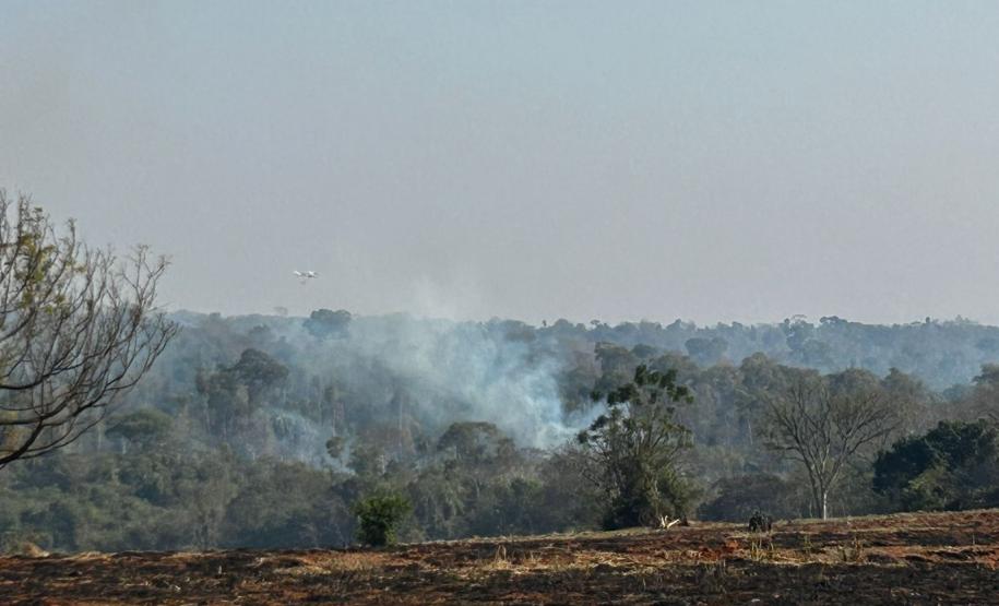 Fogo atingiu uma parte pequena do Parque Estadual de Vila Velha, em Ponta Grossa