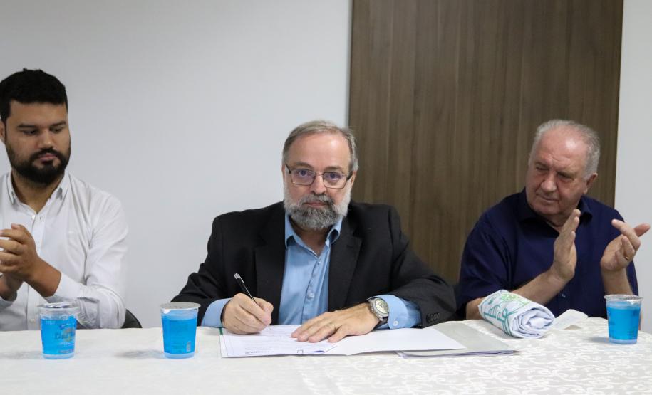 Solenidade que confirmou os compromissos do Paraná com a Rede Oceano Limpo.