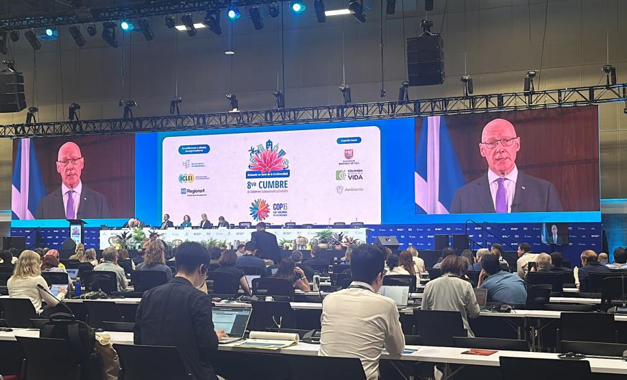 Comitiva paranaense apresentou os principais projetos de sustentabilidade do Governo do Estado durante a COP16