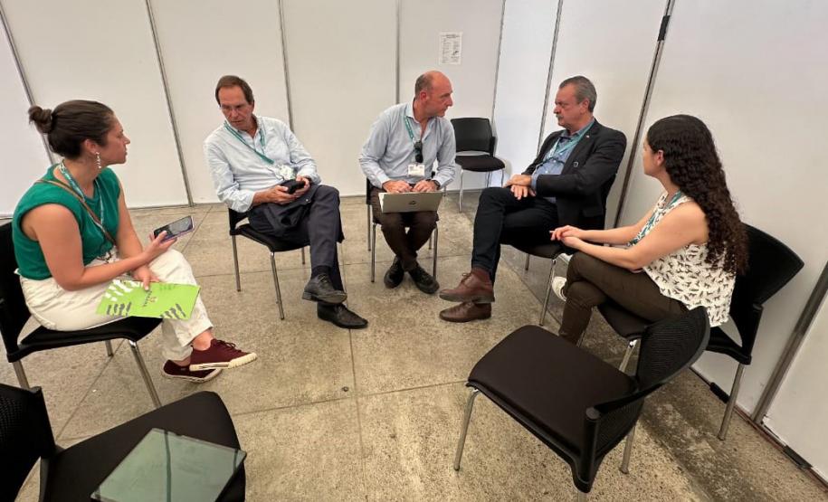 Comitiva paranaense apresentou os principais projetos de sustentabilidade do Governo do Estado durante a COP16