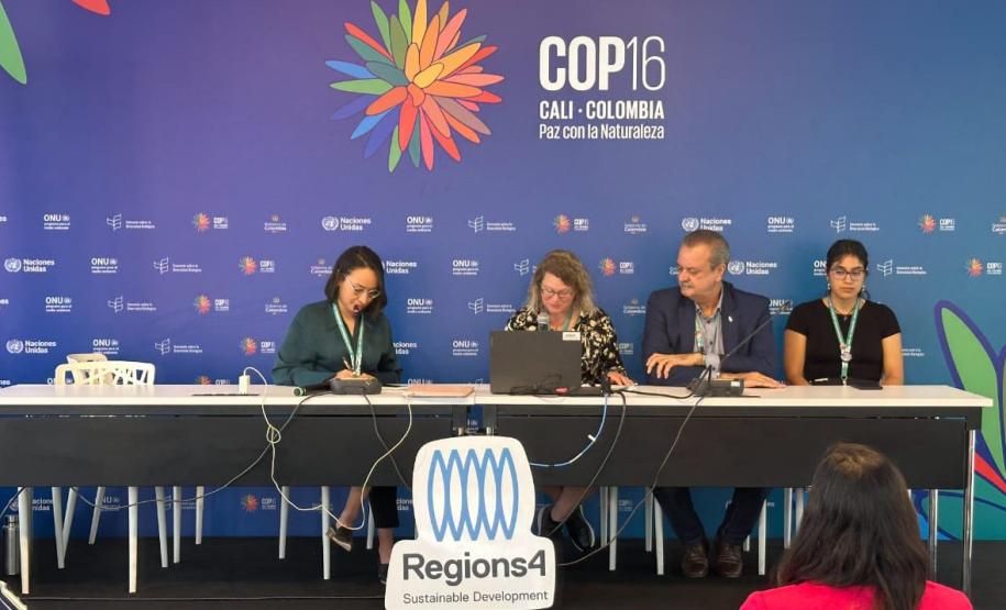 Comitiva paranaense apresentou os principais projetos de sustentabilidade do Governo do Estado durante a COP16