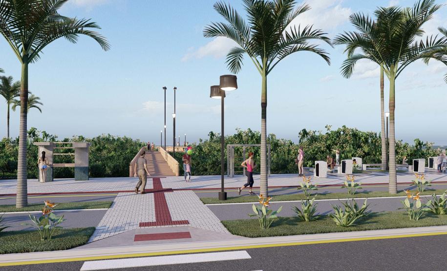 Nova orla de Pontal prevê sistema de drenagem robusto e ampliação da cobertura vegetal