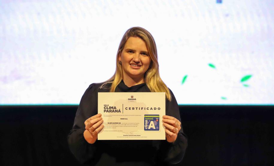 Sustentabilidade: Estado premia 185 entidades e municípios com o Selo Clima Paraná