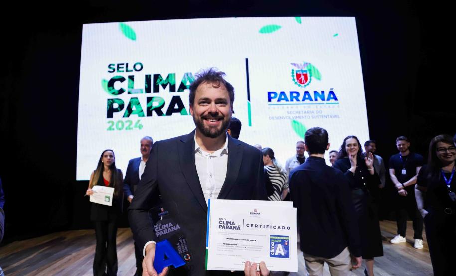 Sustentabilidade: Estado premia 185 entidades e municípios com o Selo Clima Paraná