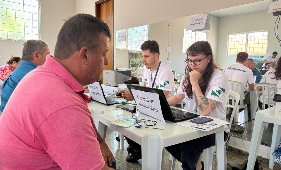 Mutirão de atendimento para regularização do CAR beneficiou 624 proprietários rurais da região Noroeste do Paraná