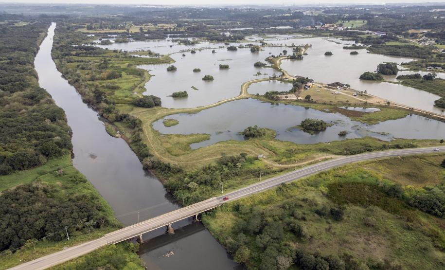Implantação do projeto da Reserva Hídrica do Futuro de Curitiba no bairro Umbará. Curitiba, 17/05/2024.