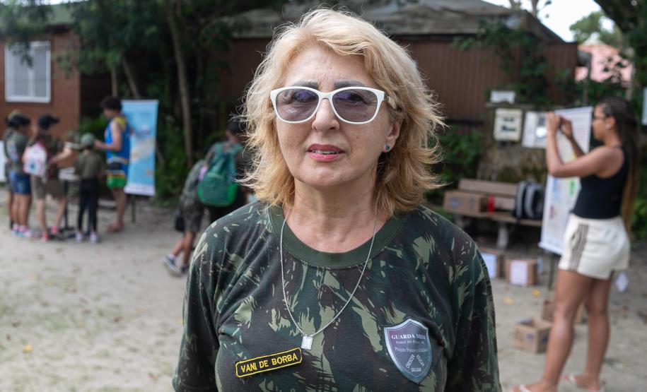 Ilha do Mel, 29 de janeiro de 2025 - Conscientização sobre ecossistemas na Ilha do Mel.