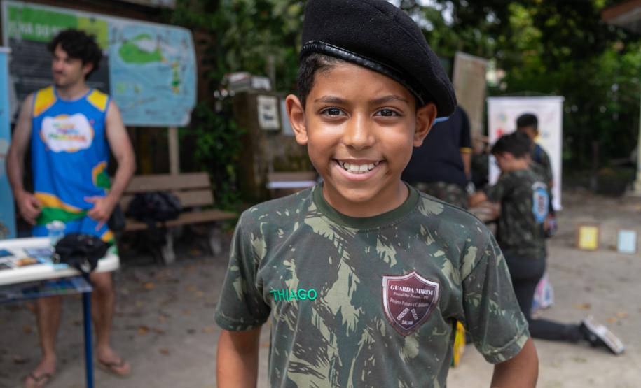 Ilha do Mel, 29 de janeiro de 2025 - Conscientização sobre ecossistemas na Ilha do Mel.