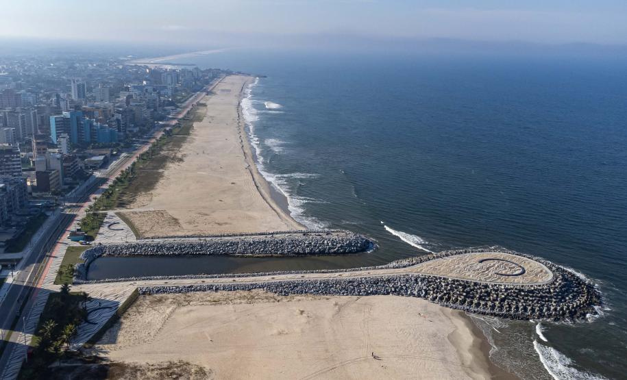 Nova Orla de Matinhos alcança 97% e tem finalização prevista para março