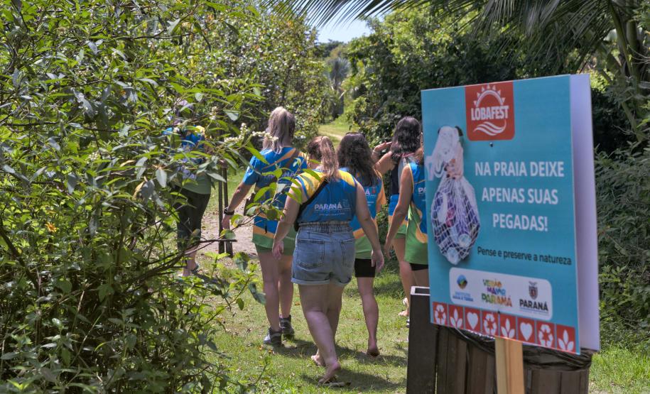 IAT começou a instalar placas educativas para preservar a fauna nativa da Ilha do Mel
