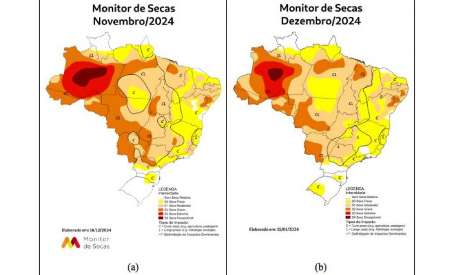 Monitor nacional e Simepar mostram que seca diminui no Norte do Paraná