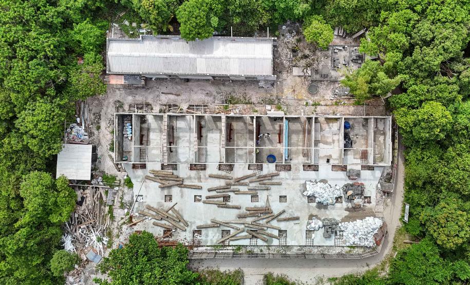 Parananguá, 29 de janeiro de 2025 - O Governo do Paraná realiza uma série de melhorias na Ilha do Mel.