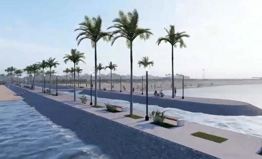 1ª fase: Estado emite ordem de serviço para a requalificação da Orla de Pontal do Paraná