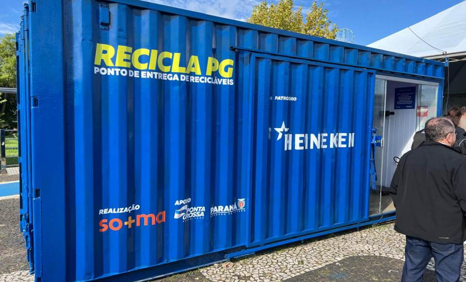 Recicla PG, ligado ao programa Recicla Paraná, da Secretaria de Estado do Desenvolvimento Sustentável, foi inaugurado oficialmente nesta terça-feira (15) em Ponta Grossa