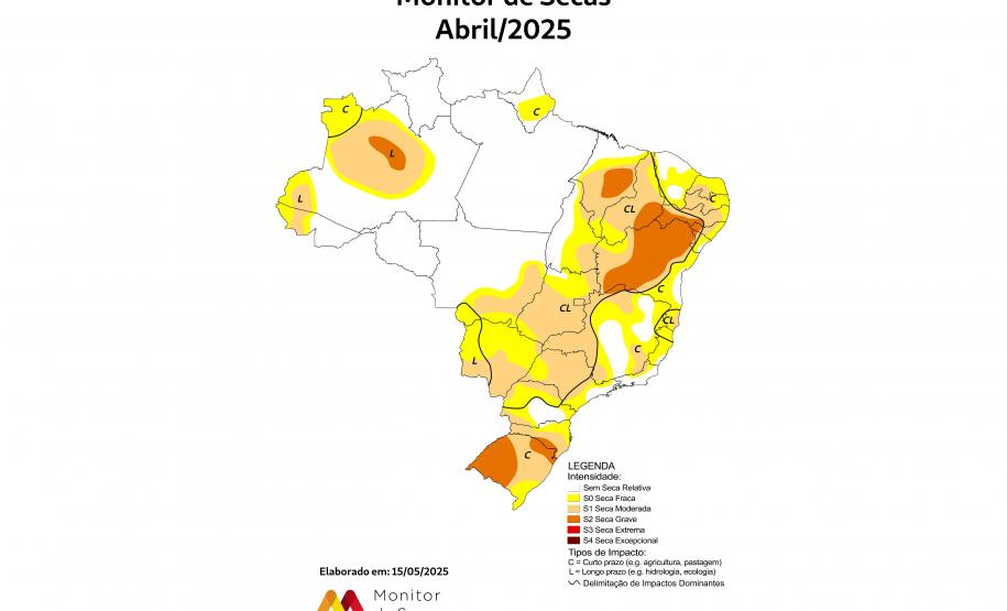 Seca aumenta no Sudoeste e Oeste