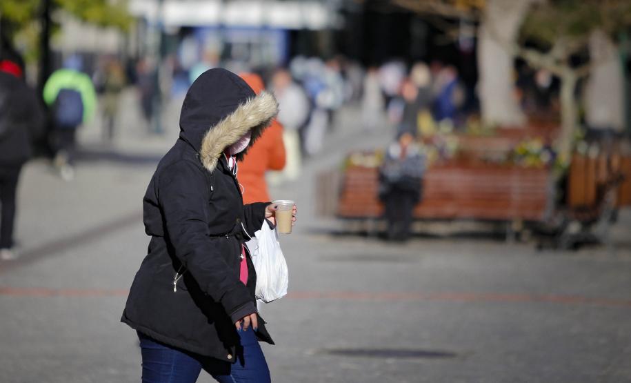 Primeira onda de frio chega ao Paraná semana que vem com termômetros perto de 0ºC