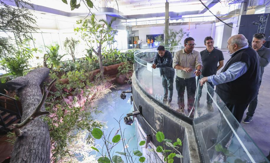 IAT emite licença ambiental que permite funcionamento do aquário de Foz do IguaçuEm fase final de construção, o AquaFoz tem previsão de entrar em funcionamento no segundo semestre deste ano Foto: Daniel Castellano/SEDEST-PR