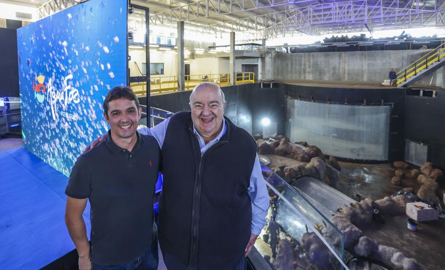 IAT emite licença ambiental que permite funcionamento do aquário de Foz do IguaçuEm fase final de construção, o AquaFoz tem previsão de entrar em funcionamento no segundo semestre deste ano Foto: Daniel Castellano/SEDEST-PR