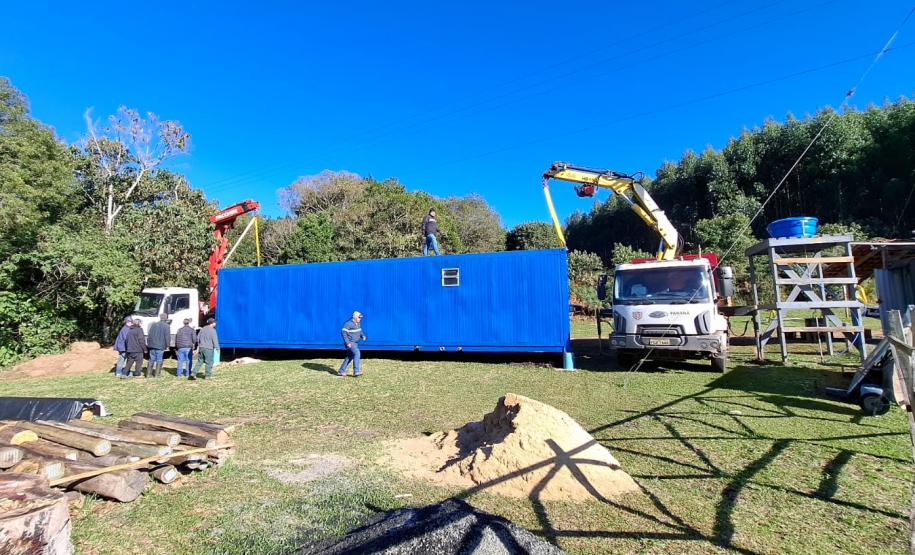IAT inicia reforma do centro receptivo do Parque Estadual Vale do Codó, em Jaguariaíva