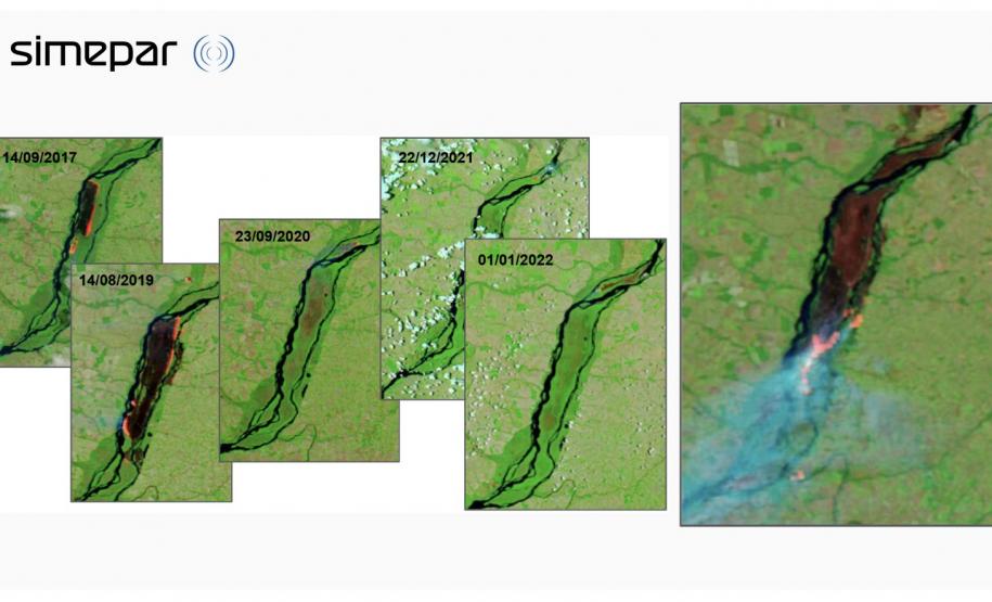 Plataforma do Simepar, VFogo ajuda no combate a incêndios ao detectar focos de calor