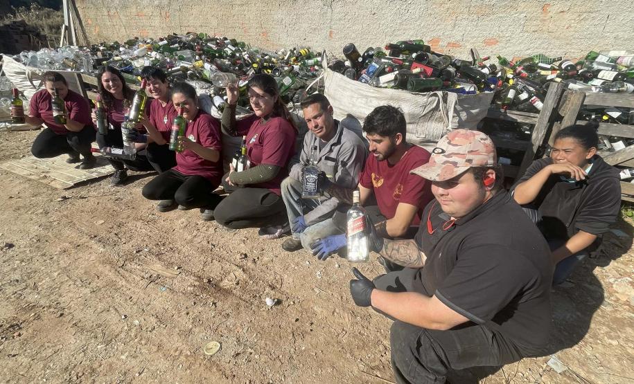 Com índice de 56,8%, Paraná é o estado que mais recicla embalagens de vidro