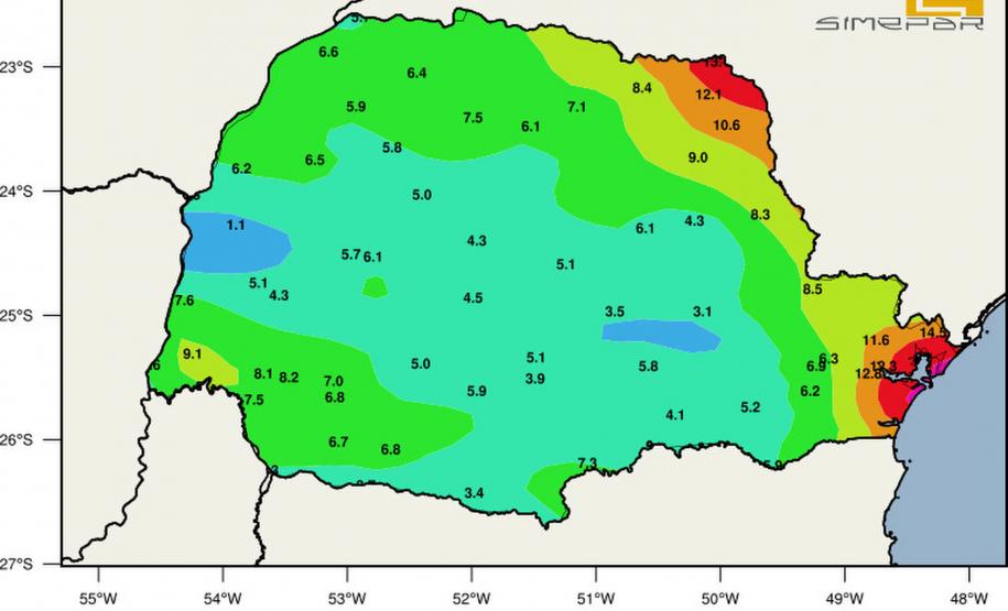16 cidades do Paraná tiveram o amanhecer mais frio de julho nesta sexta-feira