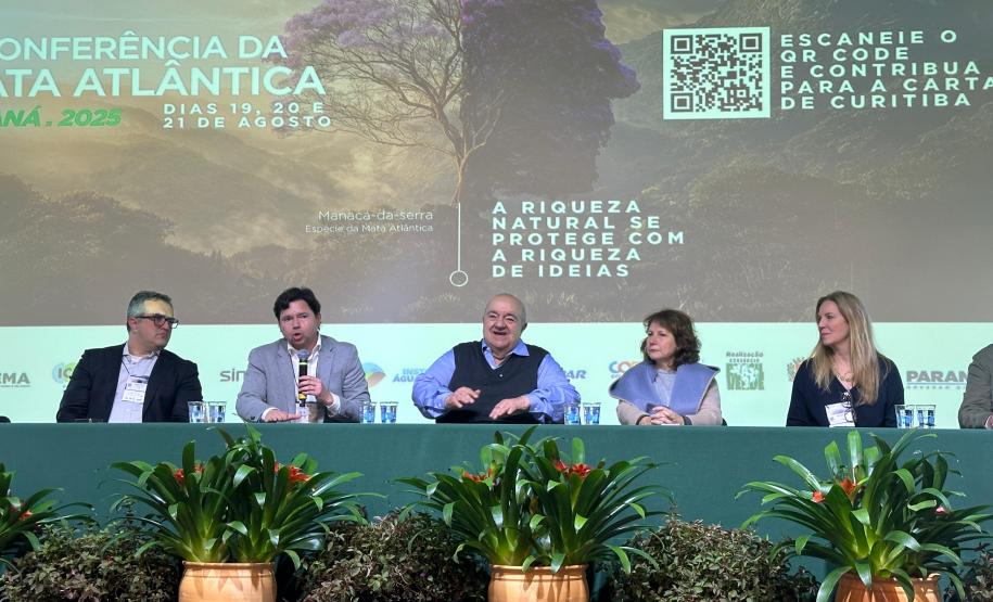 Crédito de biodiversidade do Paraná é destaque na Conferência da Mata Atlântica