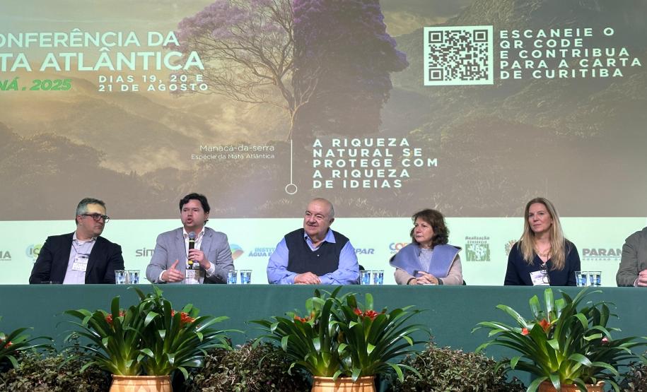 Crédito de biodiversidade do Paraná é destaque na Conferência da Mata Atlântica