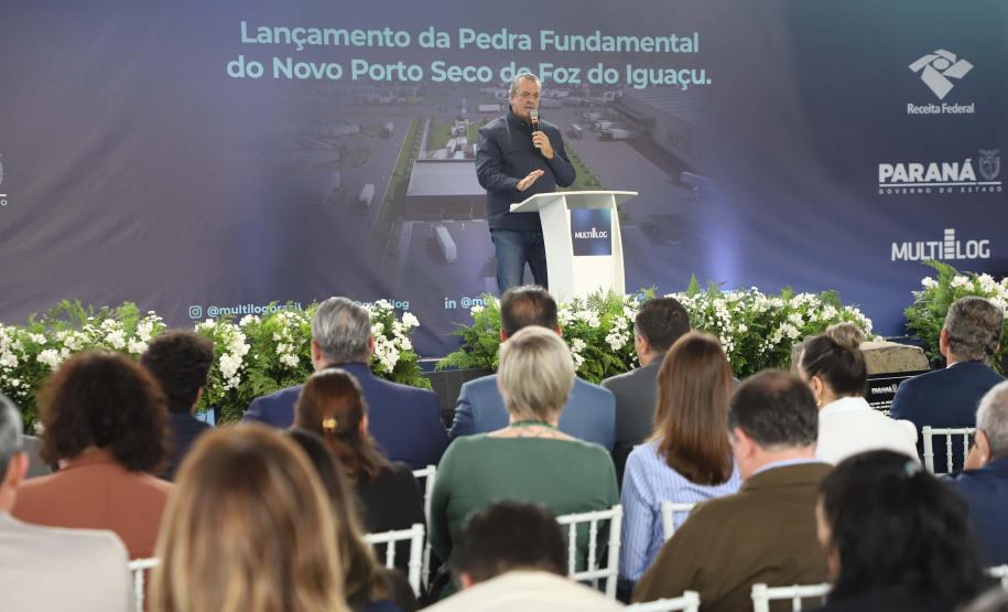Com capacidade para 2 mil caminhões/dia, novo Porto Seco de Foz do Iguaçu será o maior da América Latina