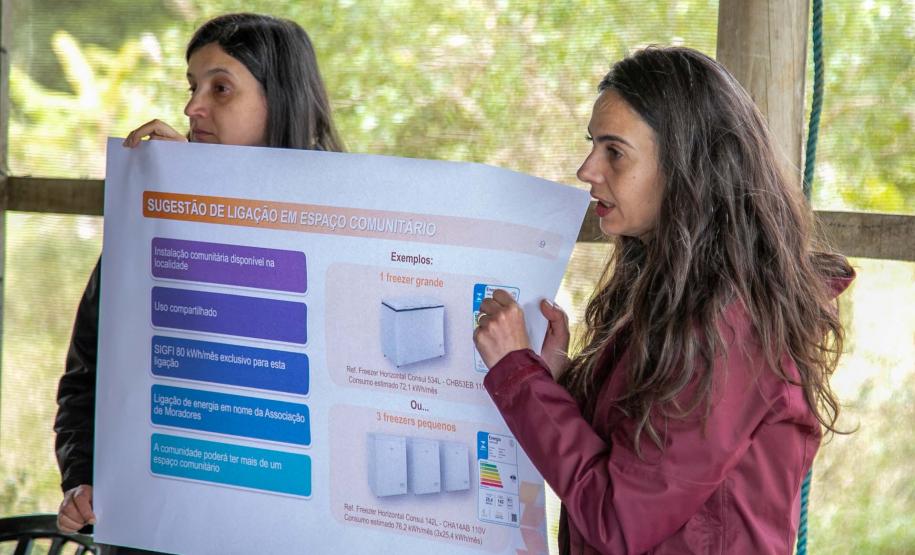 Copel apresenta a moradores da Ponta Oeste da Ilha do Mel projeto de energia solar