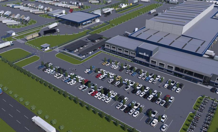 Com capacidade para 2 mil caminhões/dia, novo Porto Seco de Foz do Iguaçu será o maior da América Latina