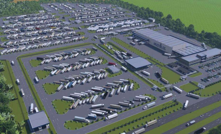 Com capacidade para 2 mil caminhões/dia, novo Porto Seco de Foz do Iguaçu será o maior da América Latina