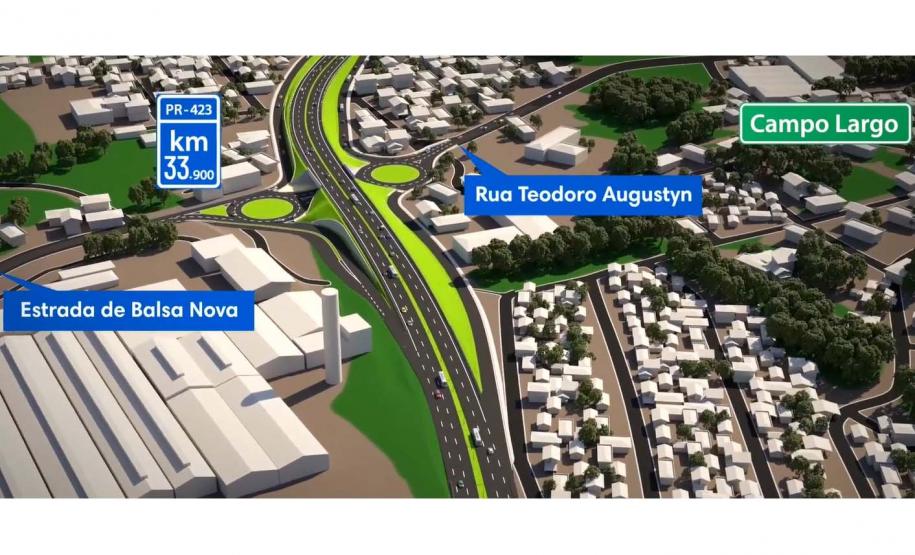 Com emissão de licença, duplicação entre Araucária e Campo Largo começa em breve