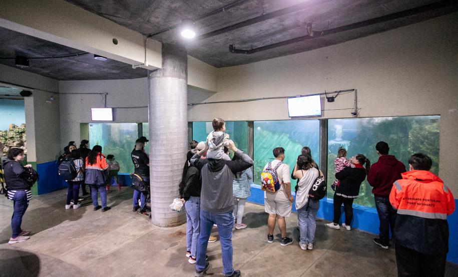 Portos do Paraná investe em manutenção e reforma do Aquário de Paranaguá