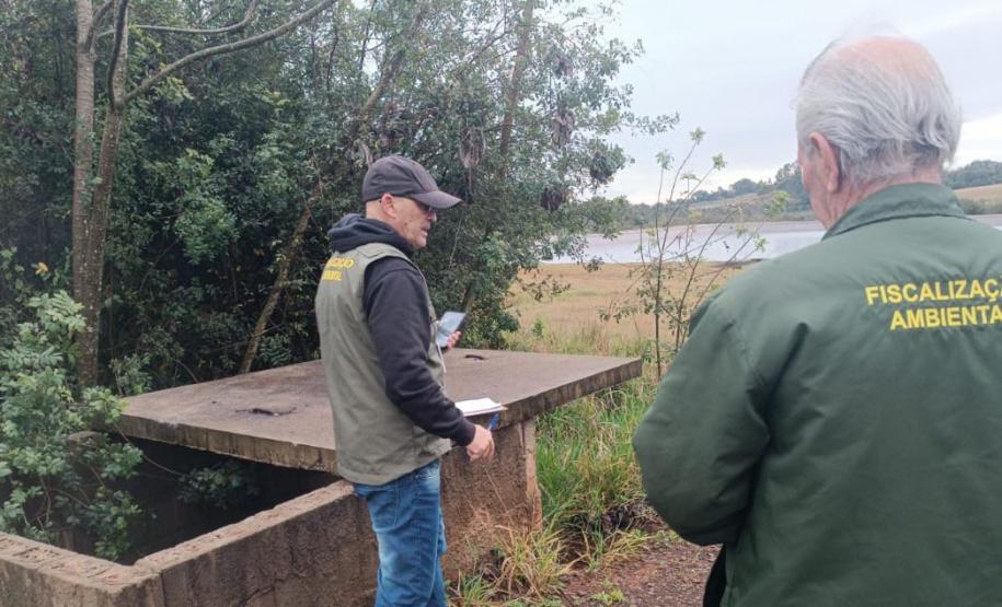Primeira operação do IAT contra o uso irregular de recursos hídricos terminou com R$ 1 milhão em multas por danos ambientais