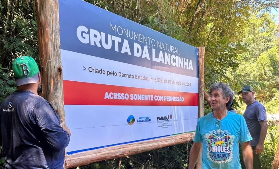 IAT finaliza estrutura de prevenção a desmoronamentos na Gruta da Lancinha, na RMC