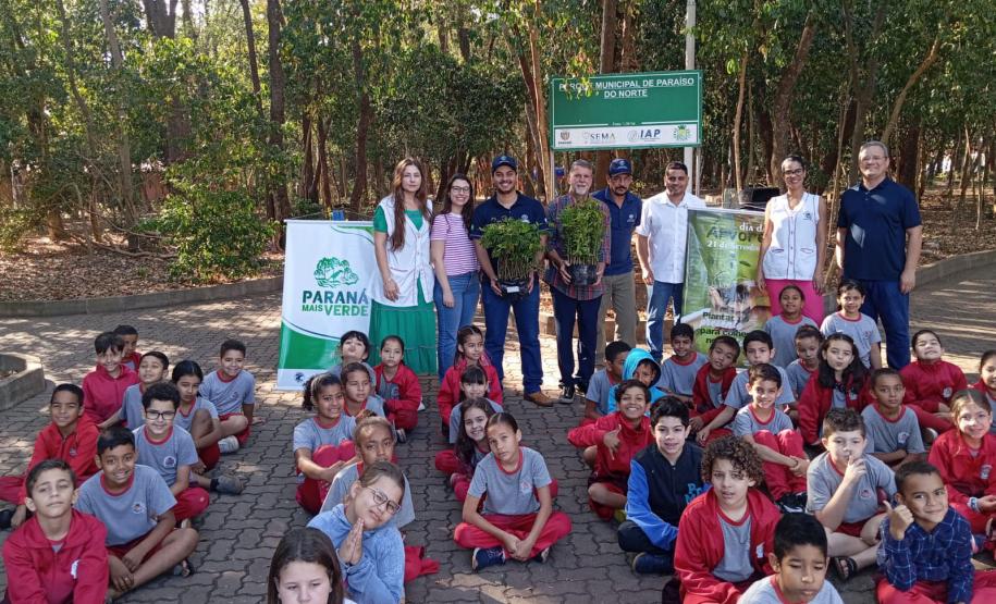 Paraná supera em 20% a distribuição de mudas nativas durante a Semana da Árvore