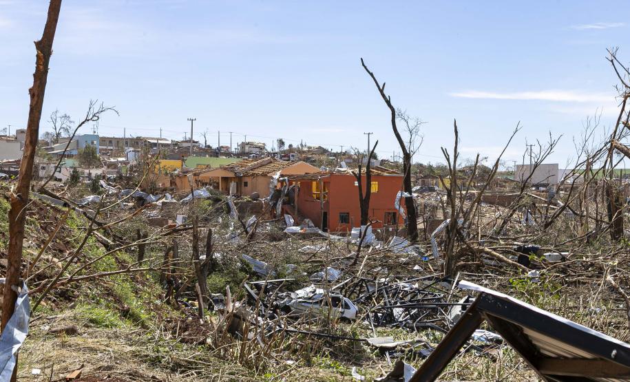 Estado dispensa licenças para agilizar reconstrução de casas e edificações em Rio Bonito do Iguaçu