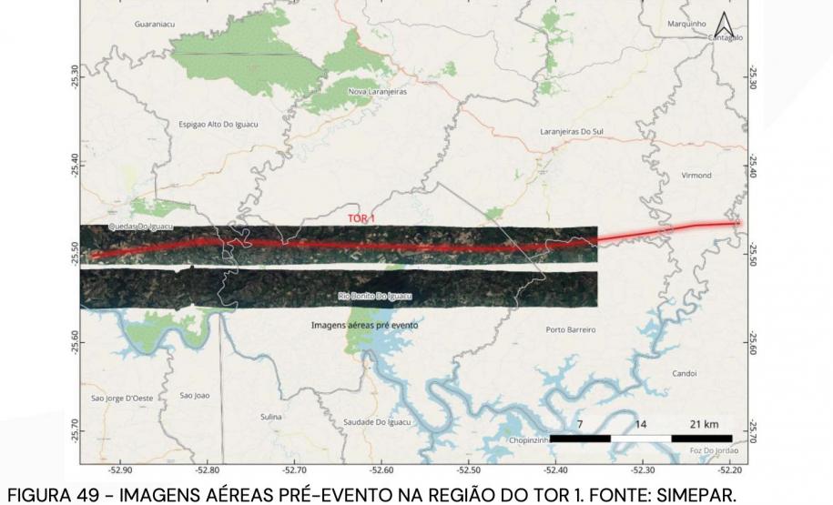 Laudo técnico final do Simepar eleva classificação de tornados que atingiram 11 cidades do Paraná