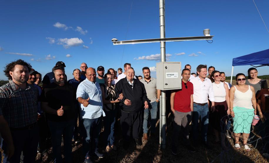 Simepar inaugura nova estação meteorológica em General Carneiro