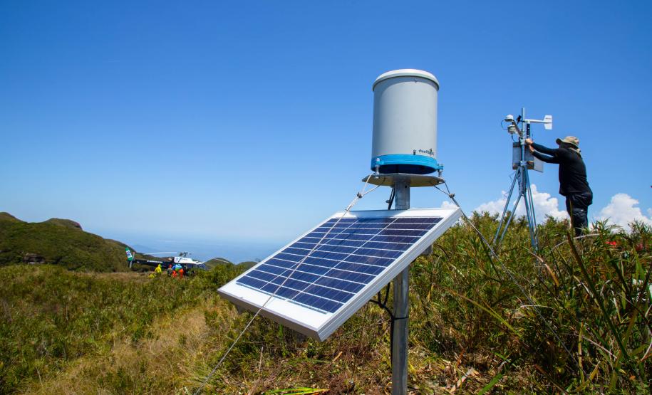 Nova estação meteorológica do Pico Marumbi