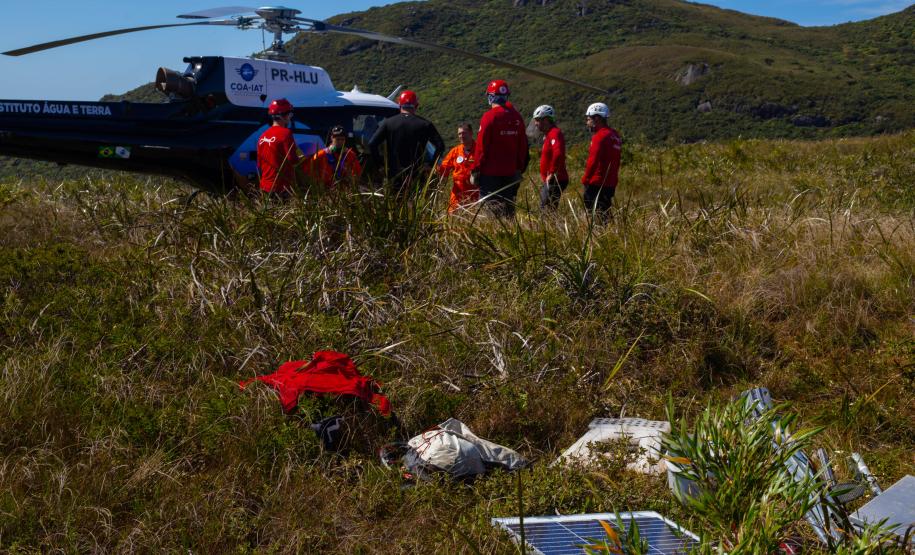 Nova estação meteorológica do Pico Marumbi