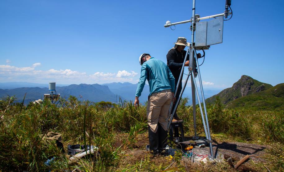 Nova estação meteorológica do Pico Marumbi