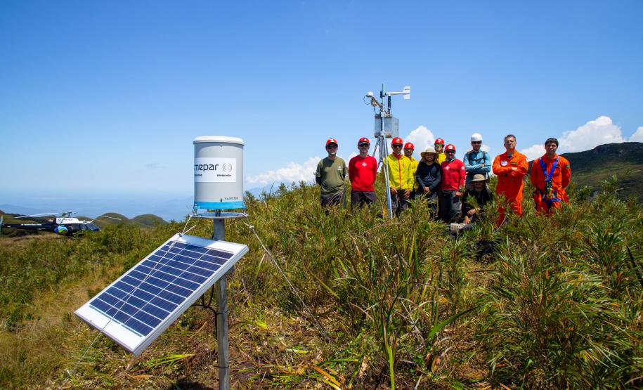 Nova estação meteorológica do Pico Marumbi